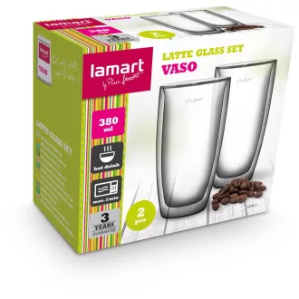 LT9011 Latte pohárkészlet - VASO LAMART