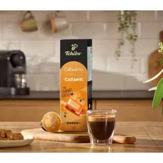 Tchibo Cafissimo Espresso Caramel kávékapszula - 100% Arabica, 10 × 7,5 g