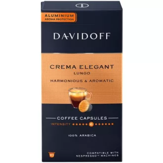   Davidoff Crema Elegant Lungo Nespresso kapszula - 100% Arabica, 10 × 5,5 g