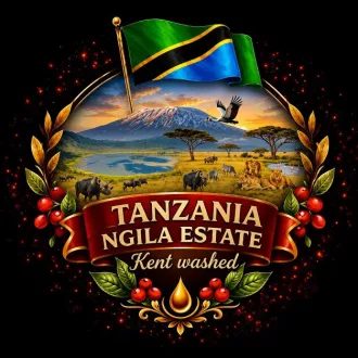 AVX Tanzania Ngila Estate Kent Washed szemes kávé - Specialty 87p, 1 kg
