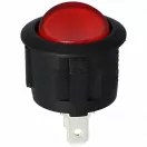 10A/250V AC, 23/21 mm BillenőKapcsoló, piros, kerek (utángyártott) UFESA kávéfőző