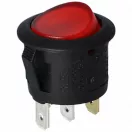 10A/250V AC, 23/21 mm BillenőKapcsoló, piros, kerek (utángyártott) UFESA kávéfőző