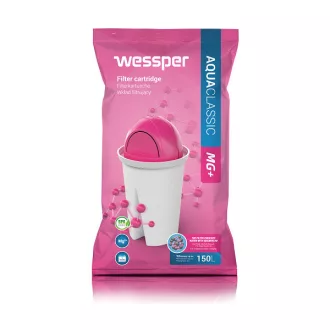   Wessper AquaClassic MG+ magnéziummal dúsító vízszűrő patron (kompatibilis: Brita Classic, Dafi Classic)