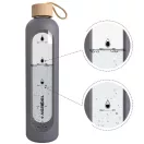 Wessper ActiveMax Crystalline Motivációs Üvegpalack Szilikon Tokkal (1 L)