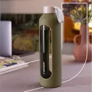 Wessper Activemax Crystalline motivációs üvegpalack, olíva zöld (1 literes)