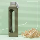 Wessper Activemax Crystalline motivációs üvegpalack, olíva zöld (1 literes)