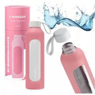 Wessper Activemax Crystalline motivációs üvegpalack (1 liter, rózsaszín)