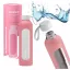 Wessper Activemax Crystalline motivációs üvegpalack (1 liter, rózsaszín)
