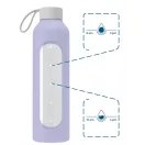 Wessper B1 BOROSILICATE Motivációs Üveg kulacs Levendula (1 l)