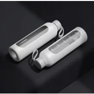 Wessper B1 BOROSILICATE Motivációs Üvegpalack szilikon tokkal (1 l)