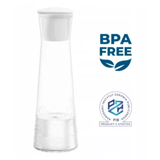 Wessper K1 BOROSILICATE üveg vízszűrő kancsó Actitex™ szűrővel (1 L)