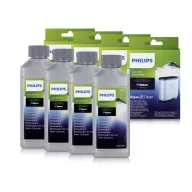   4x Philips CA6903/10 AquaClean vízszűrő és 4x Philips Saeco CA6700/10 vízkőoldó szett (4+4 db)