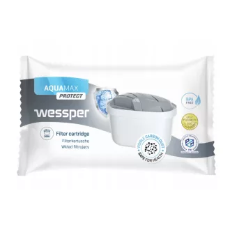 Wessper AquaMax Protect vízszűrő patron (kompatibilis: Brita Maxtra+, Aquaphor, Dafi Unimax)