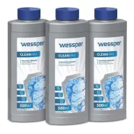 Wessper CleanMax Univerzális vízkőoldó folyadék - 3 × 500 ml - Automata és karos gépekhez