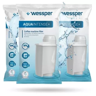 Wessper AquaIntense+ Vízszűrő patron - 3 db - Saeco és Philips gépekhez (Intenza+ kompatibilis)