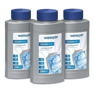 Wessper CleanMax univerzális vízkőoldó folyadék - 3 × 250 ml - Általános/Univerzális