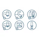 Wessper AquaSago vízszűrő patron - 1 db - Sage SES008 / BES008 kompatibilis