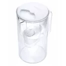 Wessper D2 AquaMax üveg szűrőkancsó 3 l + ajándék vízszűrő (fehér)
