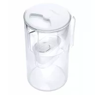   Wessper D2 AquaMax üveg szűrőkancsó 3 l + ajándék vízszűrő (fehér)