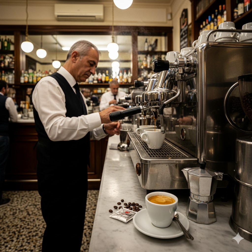 olasz espresso, eszpresszógép, olasz kávéfőzők