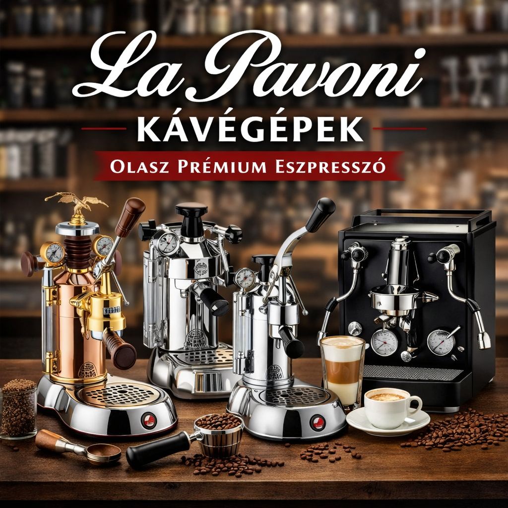 La Pavoni kávégépek - Olasz hagyomány, ikonikus dizájn és prémium eszpresszó otthonra