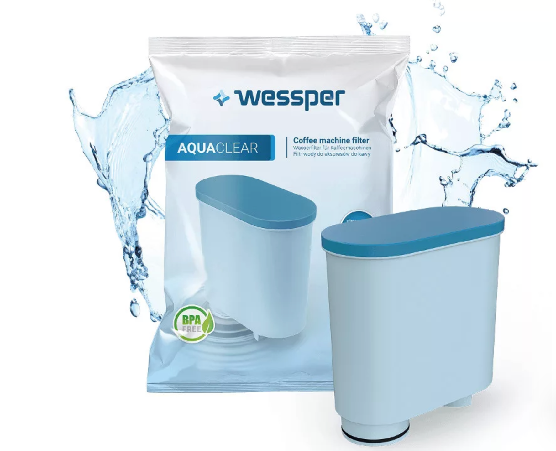 A Philips AquaClean kifejezetten Philips és Saeco automata kávégépekhez készült,